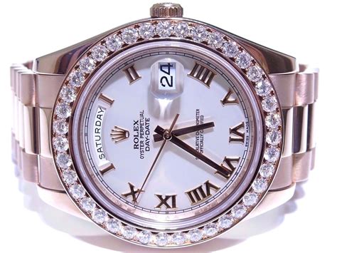 rolex day date 41mm diamond